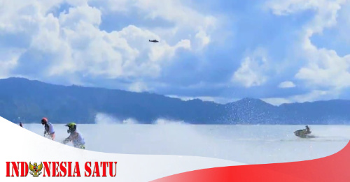 Amankan Gelaran Aquabike World Championship 2024 di Kota Touris Parapat, Polri dan Basarnas Kearahkan Dua Helikopter